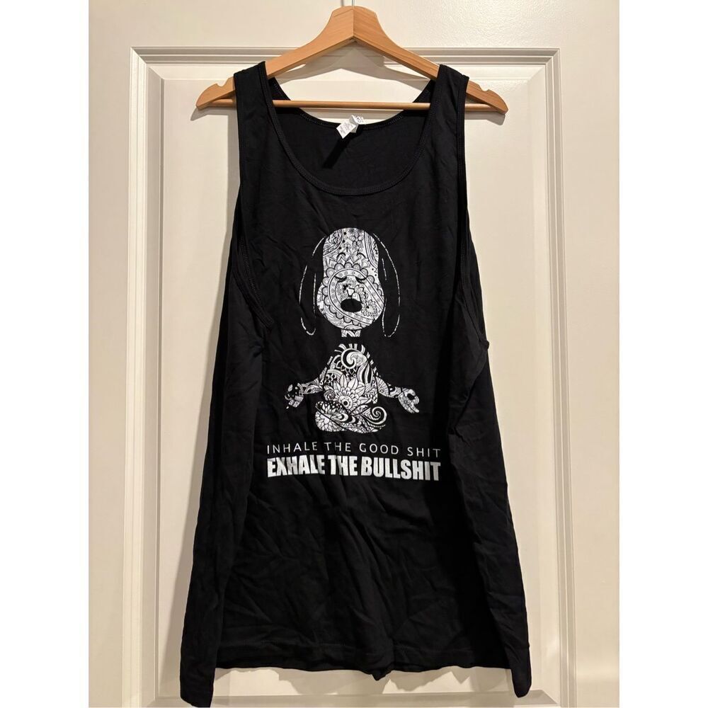 Snoopy Exhale the BS Men's Tank Top size 2XL